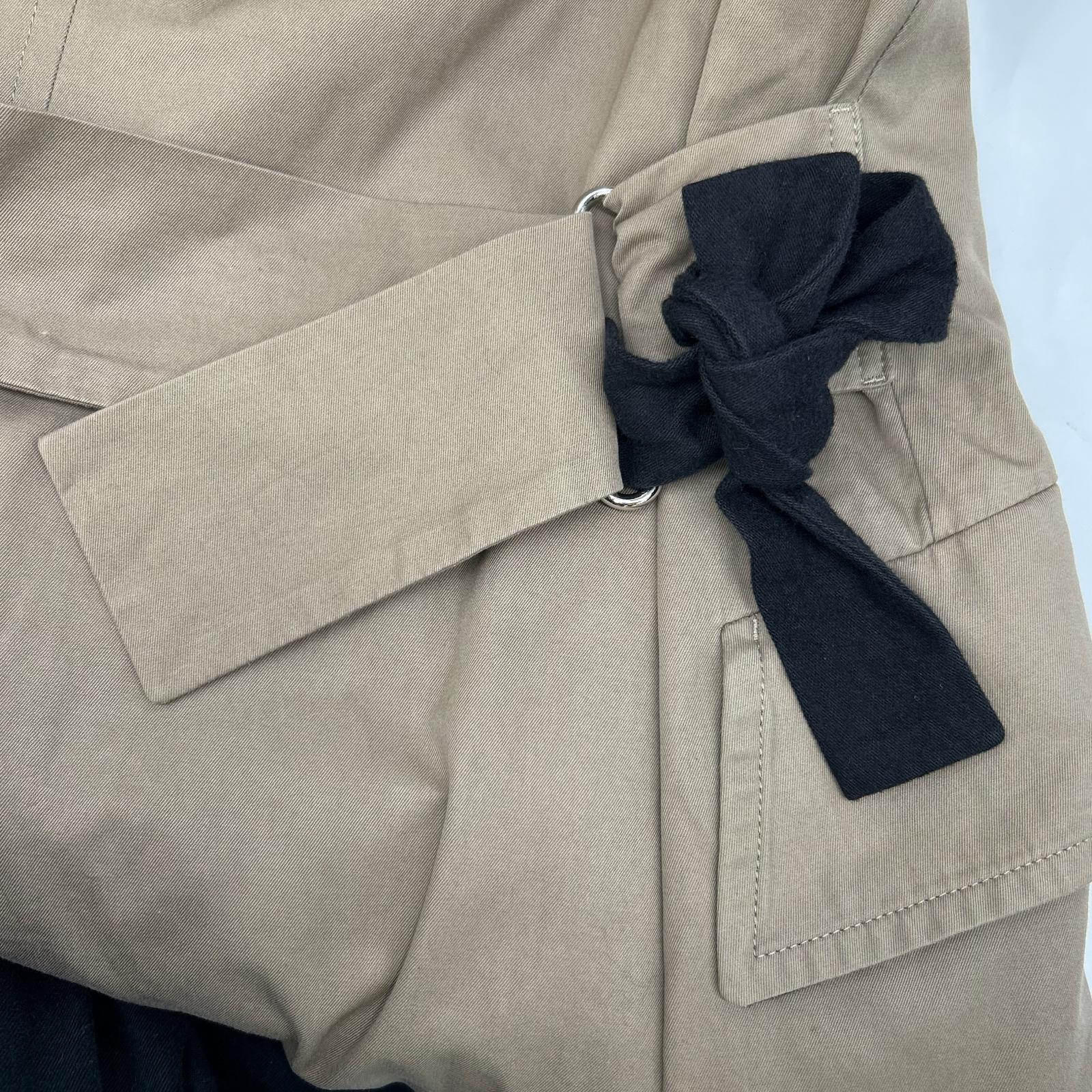 JILSANDER ジルサンダー ベージュ コットン ダブルブレスト トレンチコート コート