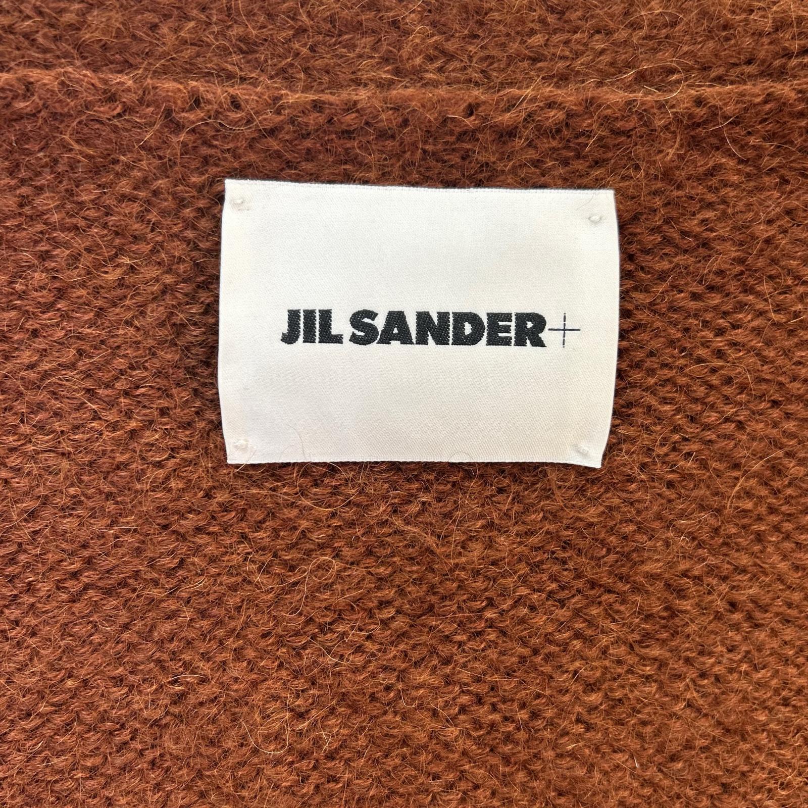 JIL SANDER+ ジルサンダープラス  J40GP0037 ﾌﾞﾗｳﾝ ｱﾙﾊﾟｶﾌﾞﾚﾝﾄﾞ ﾛﾝｸﾞｽﾘｰﾌﾞ Vﾈｯｸ ﾆｯﾄ ｶｰﾃﾞｨｶﾞﾝ 34 J40GP0037 ﾌﾞﾗｳﾝ ｱﾙﾊﾟｶﾌﾞﾚﾝﾄﾞ ﾛﾝｸﾞｽﾘｰﾌﾞ Vﾈｯｸ ﾆｯﾄ ｶｰﾃﾞｨｶﾞﾝ トップス