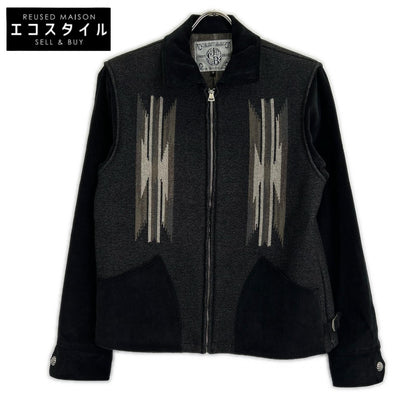 JELADO ジェラード 美品 CB71427 ｽﾓｰｸﾌﾞﾗｯｸ BASIC COLLECTION Sitting Bull/ｼｯﾃｨﾝｸﾞﾌﾞﾙ ﾁﾏﾖｼﾞｬｹｯﾄ ジャケット S