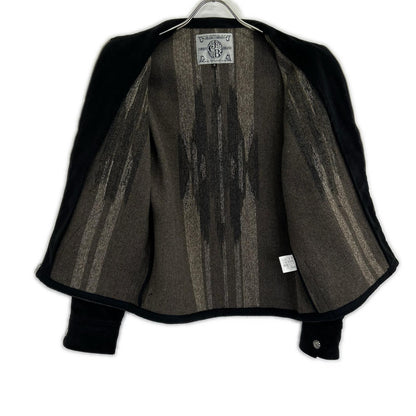 JELADO ジェラード 美品 CB71427 ｽﾓｰｸﾌﾞﾗｯｸ BASIC COLLECTION Sitting Bull/ｼｯﾃｨﾝｸﾞﾌﾞﾙ ﾁﾏﾖｼﾞｬｹｯﾄ ジャケット S