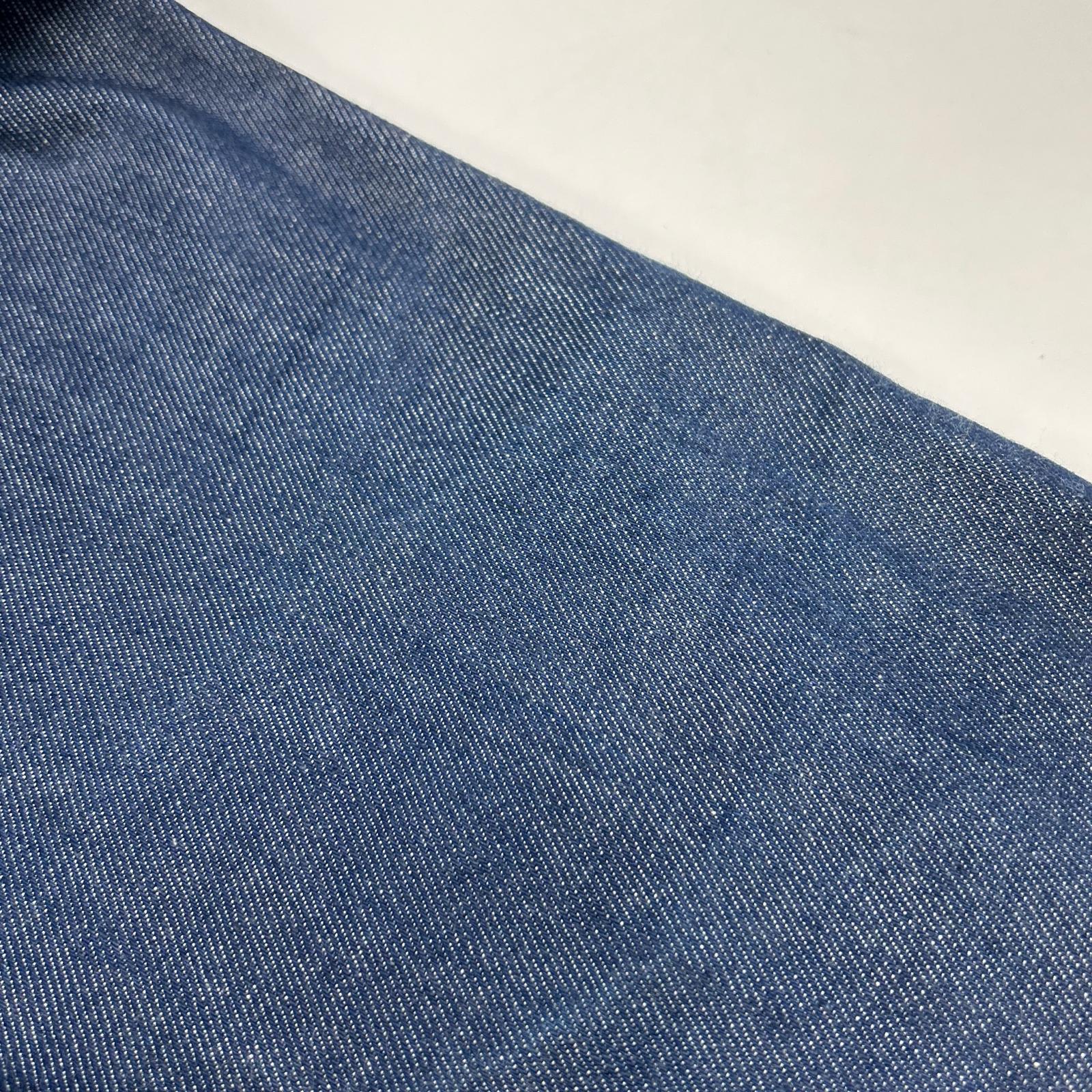 MINEDENIM Indigo Double Long Sleeve Denim Dress