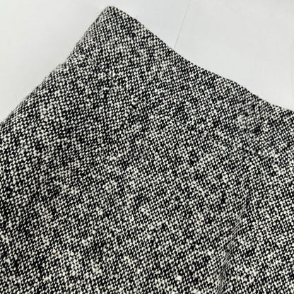 SAINT LAURENT PARIS 圣罗兰巴黎 533479 18年 白黑 羊毛 粗花呢长裙 半身裙