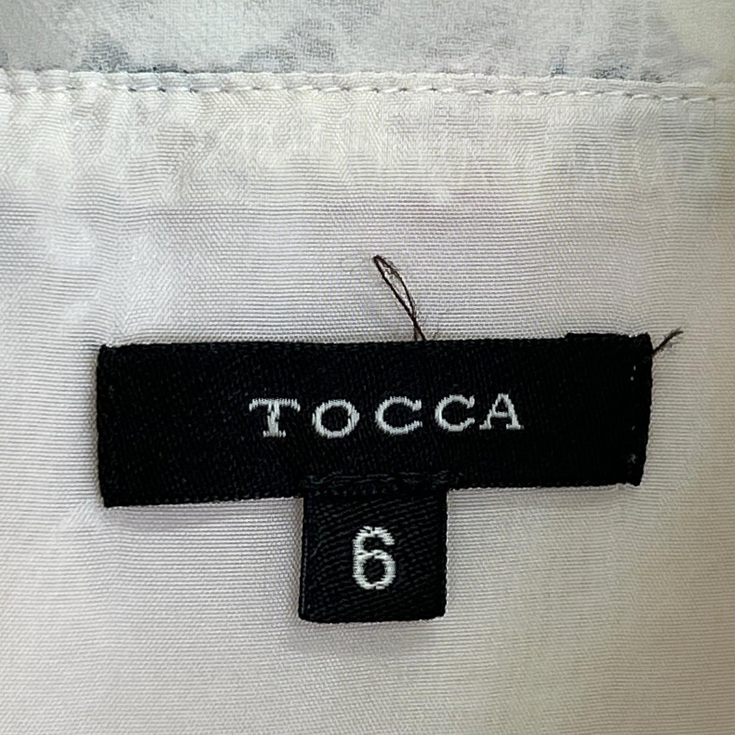 TOCCA トッカ ホワイト×ピンク マルチカラー STAR FIRE ドレスワンピース ワンピース