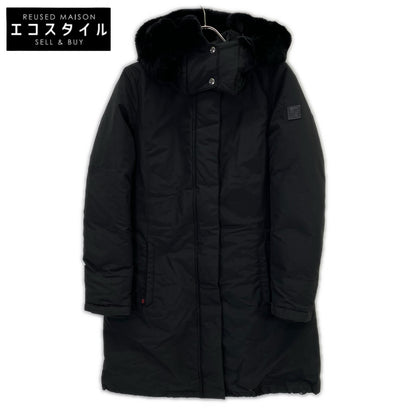 WOOLRICH ウールリッチ WWCPS2807 ブラック BOW BRIDGE/ボウブリッジ ラビットファー フーデッドダウンコート ジャケット