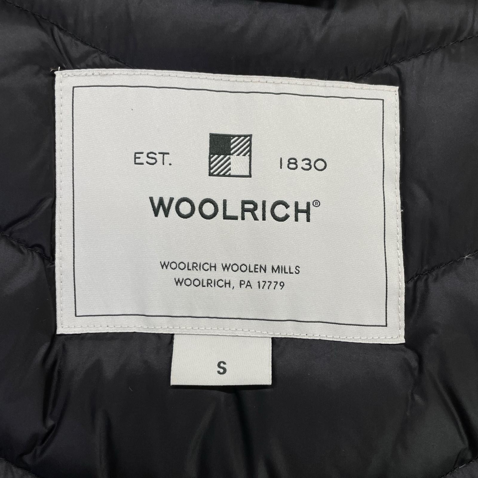 WOOLRICH ウールリッチ WWCPS2807 ブラック BOW BRIDGE/ボウブリッジ ラビットファー フーデッドダウンコート ジャケット