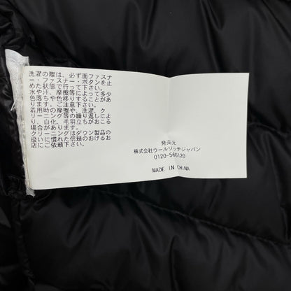 WOOLRICH ウールリッチ WWCPS2807 ブラック BOW BRIDGE/ボウブリッジ ラビットファー フーデッドダウンコート ジャケット