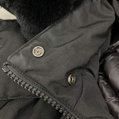 WOOLRICH ウールリッチ WWCPS2807 ブラック BOW BRIDGE/ボウブリッジ ラビットファー フーデッドダウンコート ジャケット