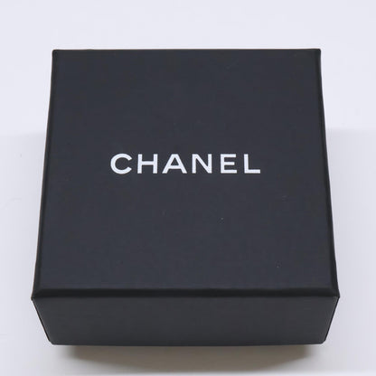 CHANEL B17B Coco Mark Camellia Motif Imitation Pearl Pierced Earrings