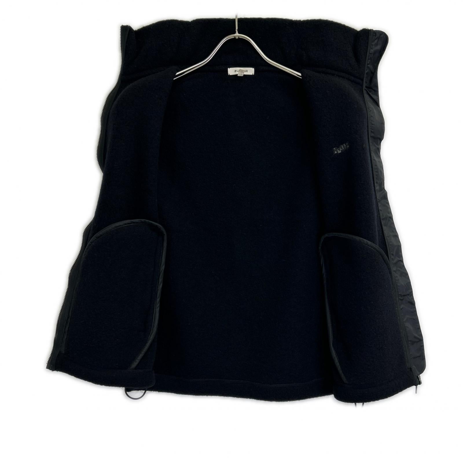 BLAMINK Blamink 25AW 7925-2-220434 Black BM P Fleece Vest 36 Women's