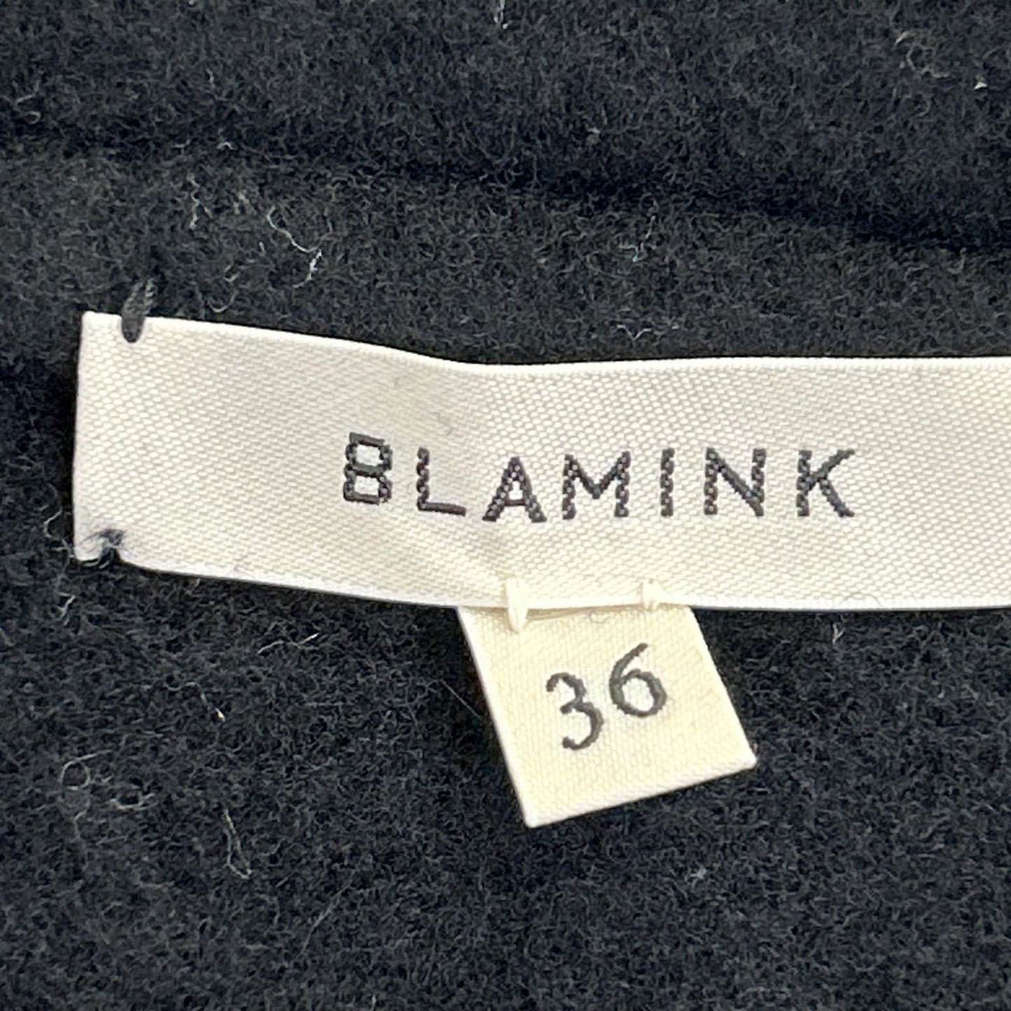 BLAMINK Blamink 25AW 7925-2-220434 Black BM P Fleece Vest 36 Women's