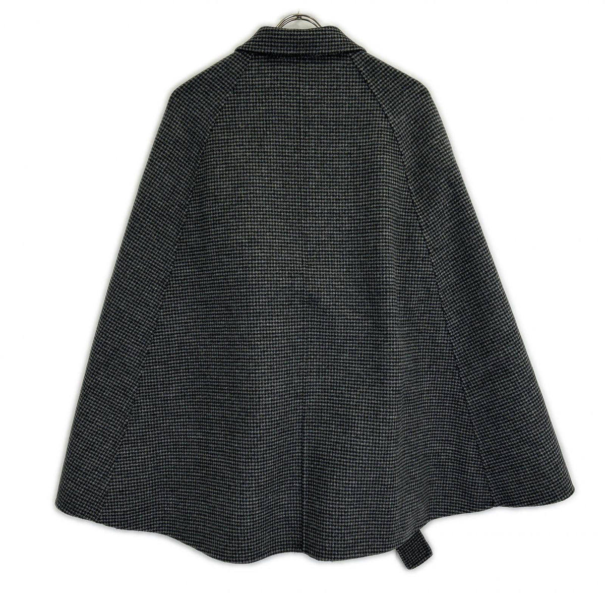 UNITED ARROWS ユナイテッドアローズ 1525-1-994801 ブラック ハウンドトゥース ベルト リバーケープコート コート