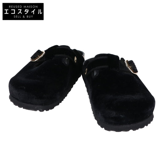 BIRKEN STOCK ビルケンシュトック UA別注 BOSTON ボストン ベルベット ゴールドバックル サンダル シューズ