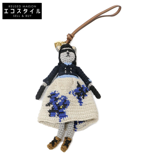 24AW 5TT215 ﾃｸﾆｶﾙﾔｰﾝ ﾄﾘｯｸ ﾚｻﾞｰｽﾄﾗｯﾌﾟ ﾊﾞｯｸﾞﾁｬｰﾑ キーホルダー レディース