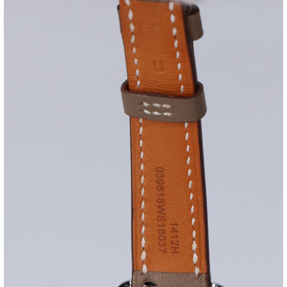 HERMES エルメス 仕上げ済み CC1.210a ケープコッドPM ドゥブルトゥール シルバー文字盤 SS x スイフト クオーツ 腕時計