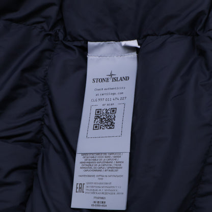 STONE ISLAND ストーンアイランド 美品 国内正規 771570821 OPAQUE NYLON TWILL DOWN-TC JACKET/コンパスパッチ フーデッドダウンジャケット ジャケット