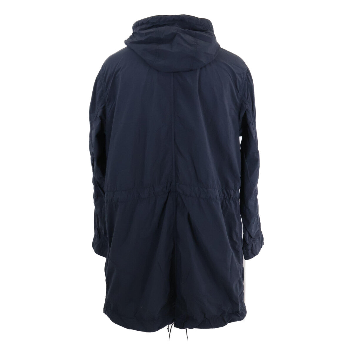 STONE ISLAND ストーンアイランド 【美品/国内正規】K1S157100014 S00F6 GHOST PIECE NYLON SMERIGLIATO ドローコード フーデッド ミディアム コート