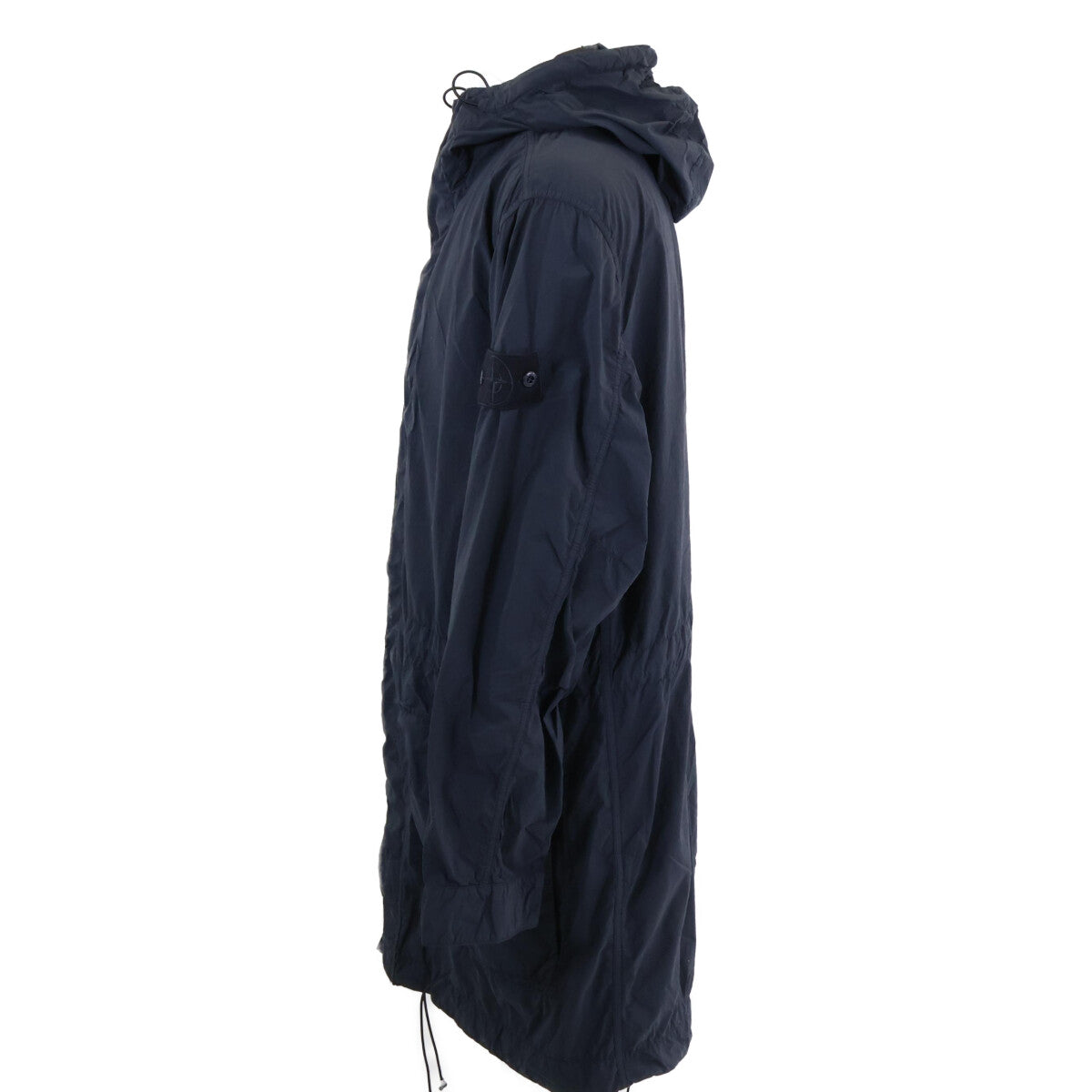 【美品/国内正規】K1S157100014 S00F6 GHOST PIECE NYLON SMERIGLIATO ドローコード フーデッド ミディアム コート L メンズ