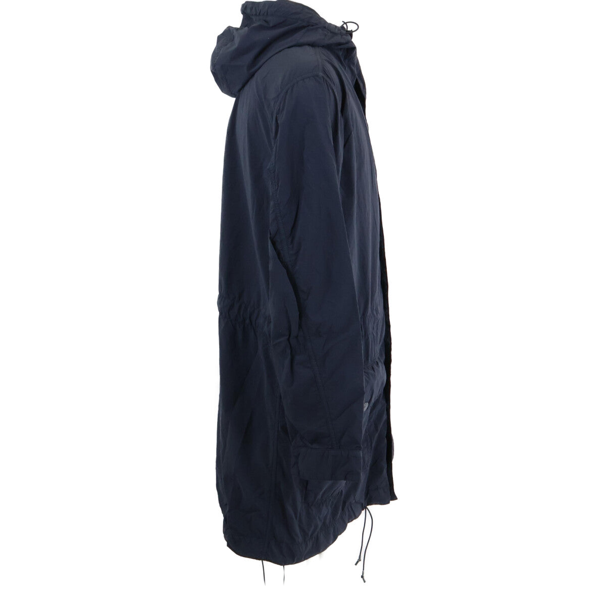 STONE ISLAND ストーンアイランド 【美品/国内正規】K1S157100014 S00F6 GHOST PIECE NYLON SMERIGLIATO ドローコード フーデッド ミディアム コート