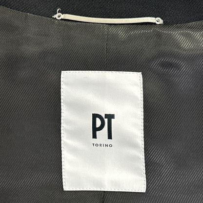 PT TORINO TL3FMP010LAC Black Wool Gold Button Single Jacket