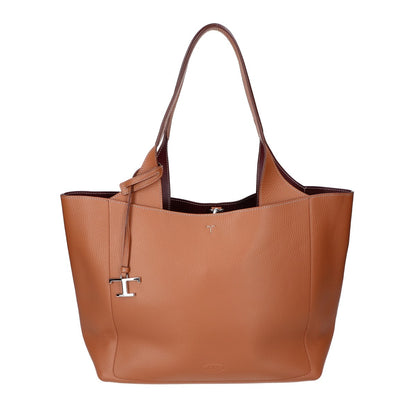 TOD'S トッズ 【美品】XBWAPAP0300QRI9P13 T タイムレス レザー トートバッグ