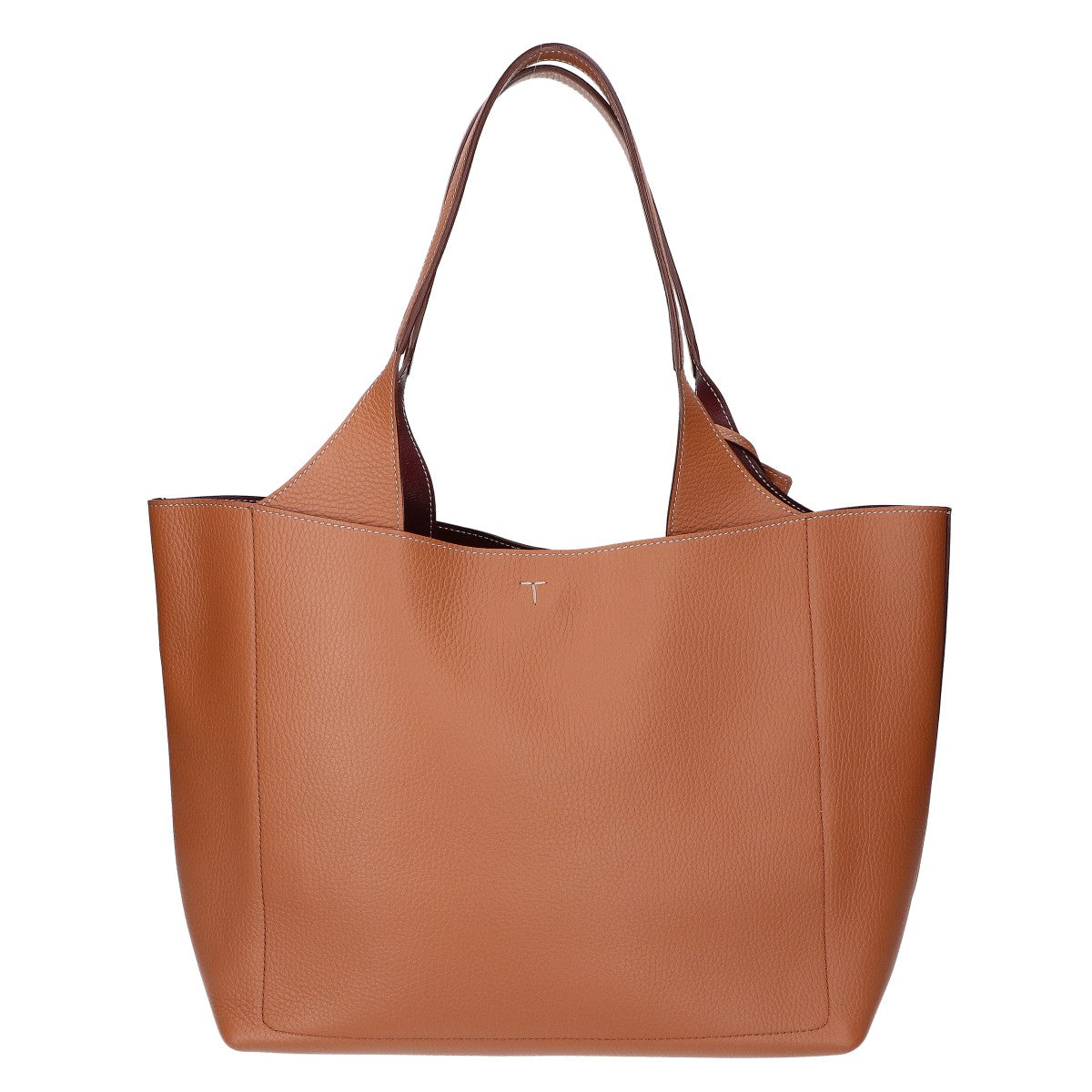 TOD'S トッズ 【美品】XBWAPAP0300QRI9P13 T タイムレス レザー トートバッグ