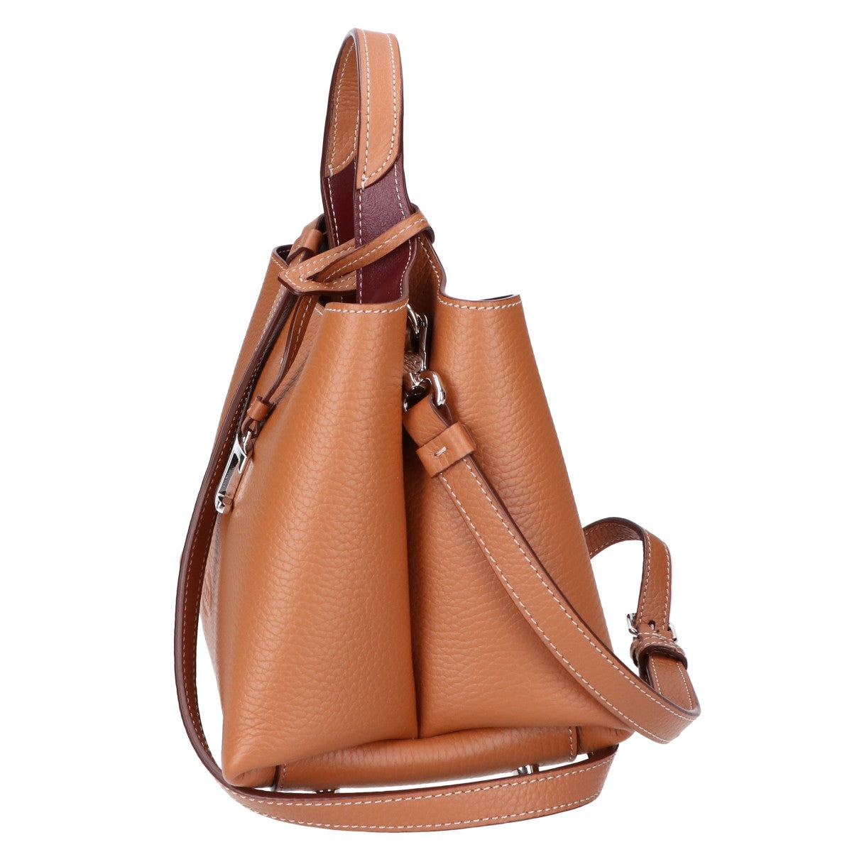 TOD'S トッズ 【美品】XBWAPAEL000QRI9P13 T タイムレス レザーバッグ マイクロ 2WAYショルダー ハンドバッグ