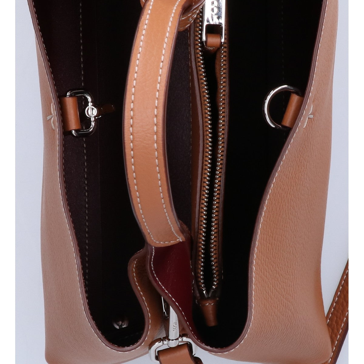 TOD'S トッズ 【美品】XBWAPAEL000QRI9P13 T タイムレス レザーバッグ マイクロ 2WAYショルダー ハンドバッグ