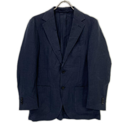 UNITED ARROWS ユナイテッドアローズ 1122-110-6396 25年製 ﾈｲﾋﾞｰ ﾘﾈﾝ100 2B ｼﾞｬｹｯﾄ ジャケット 44 メンズ