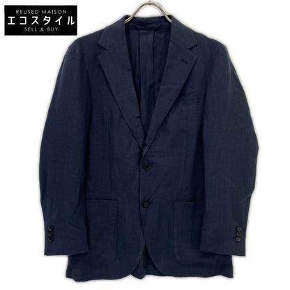 UNITED ARROWS ユナイテッドアローズ 1122-110-6396 25年製 ﾈｲﾋﾞｰ ﾘﾈﾝ100 2B ｼﾞｬｹｯﾄ ジャケット 44 メンズ