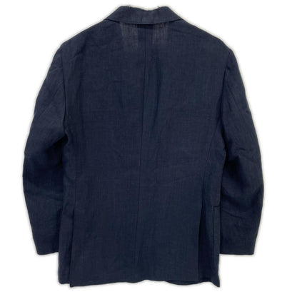 UNITED ARROWS ユナイテッドアローズ 1122-110-6396 25年製 ﾈｲﾋﾞｰ ﾘﾈﾝ100 2B ｼﾞｬｹｯﾄ ジャケット 44 メンズ