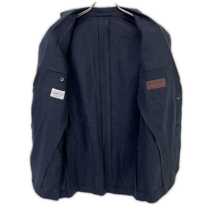 UNITED ARROWS ユナイテッドアローズ 1122-110-6396 25年製 ﾈｲﾋﾞｰ ﾘﾈﾝ100 2B ｼﾞｬｹｯﾄ ジャケット 44 メンズ