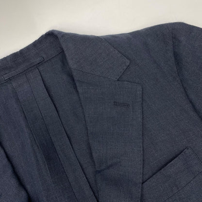 UNITED ARROWS ユナイテッドアローズ 1122-110-6396 25年製 ﾈｲﾋﾞｰ ﾘﾈﾝ100 2B ｼﾞｬｹｯﾄ ジャケット 44 メンズ