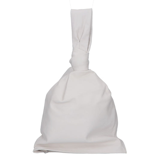 BOTTEGA VENETA ボッテガヴェネタ 607964 ｻﾞ ﾂｲｽﾄ ﾎﾜｲﾄ ｶｰﾌｽｷﾝ ﾄﾗｲｱﾝｸﾞﾙﾊﾝﾄﾞﾊﾞｯｸﾞ ハンドバッグ -