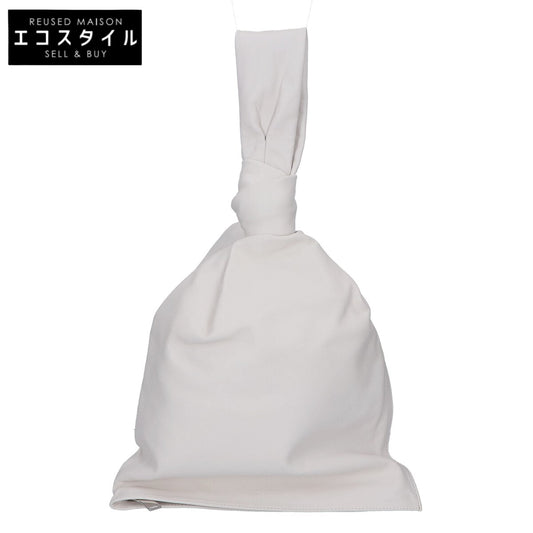 BOTTEGA VENETA ボッテガヴェネタ 607964 ｻﾞ ﾂｲｽﾄ ﾎﾜｲﾄ ｶｰﾌｽｷﾝ ﾄﾗｲｱﾝｸﾞﾙﾊﾝﾄﾞﾊﾞｯｸﾞ ハンドバッグ -