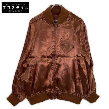 COUTURE D'ADAM クチュールドアダム 24AW-104 棕色 粘胶纤维 徽章刺绣 飞行夹克/缎面夹克 夹克