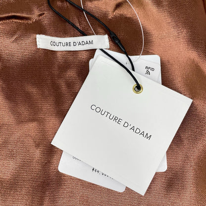 COUTURE D'ADAM クチュールドアダム 24AW-104 棕色 粘胶纤维 徽章刺绣 飞行夹克/缎面夹克 夹克