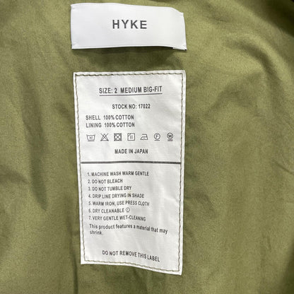 HYKE ハイク 202-17022 カーキ コットン BIG FIT M-51 TYPE FIELD JACKET/M-51 フィールドジャケット ジャケット
