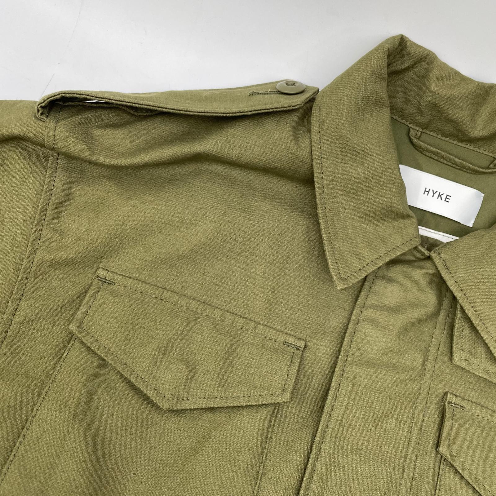 HYKE ハイク 202-17022 カーキ コットン BIG FIT M-51 TYPE FIELD JACKET/M-51 フィールドジャケット ジャケット