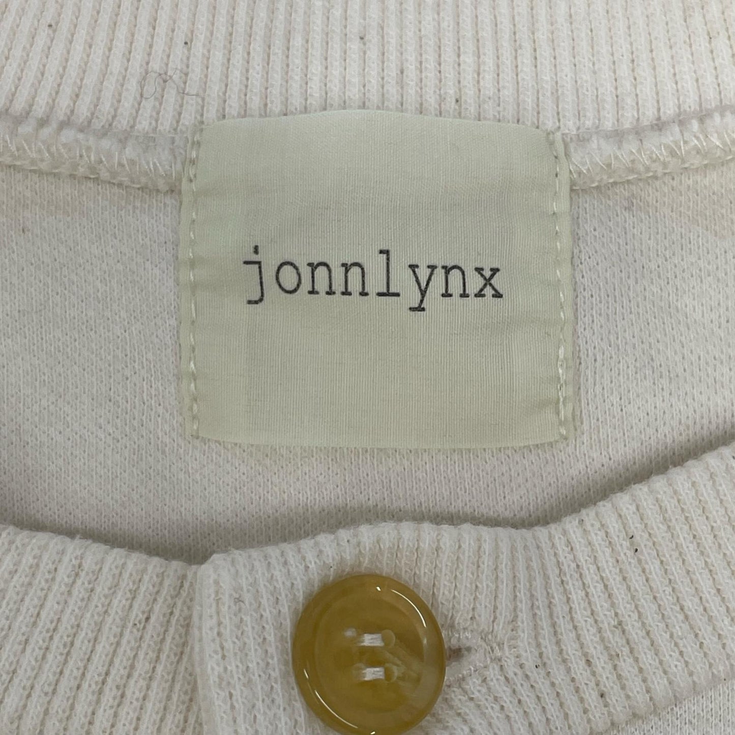 jonnlynx 约翰林克斯 JL224-CT926 象牙色 纯棉亨利领短款套头衫 上衣 F 女式