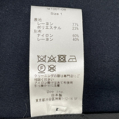 Lautashi ラウタシー ブラック レースフーディ アームジップ ワンピース ワンピース