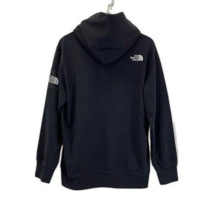 THE NORTH FACE ノースフェイス NT12035 ブラック スクエアロゴフーディ パーカー トップス