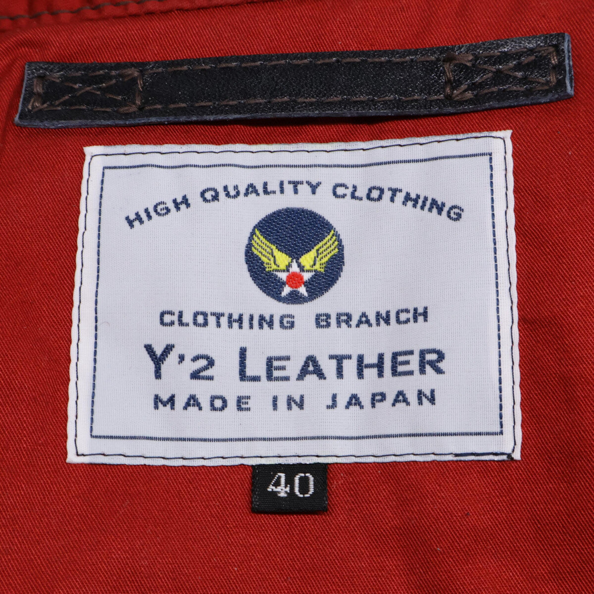 Y'2 LEATHER 【Excellent Condition】HORSE Leather TYPE A-2 Flight Jacket