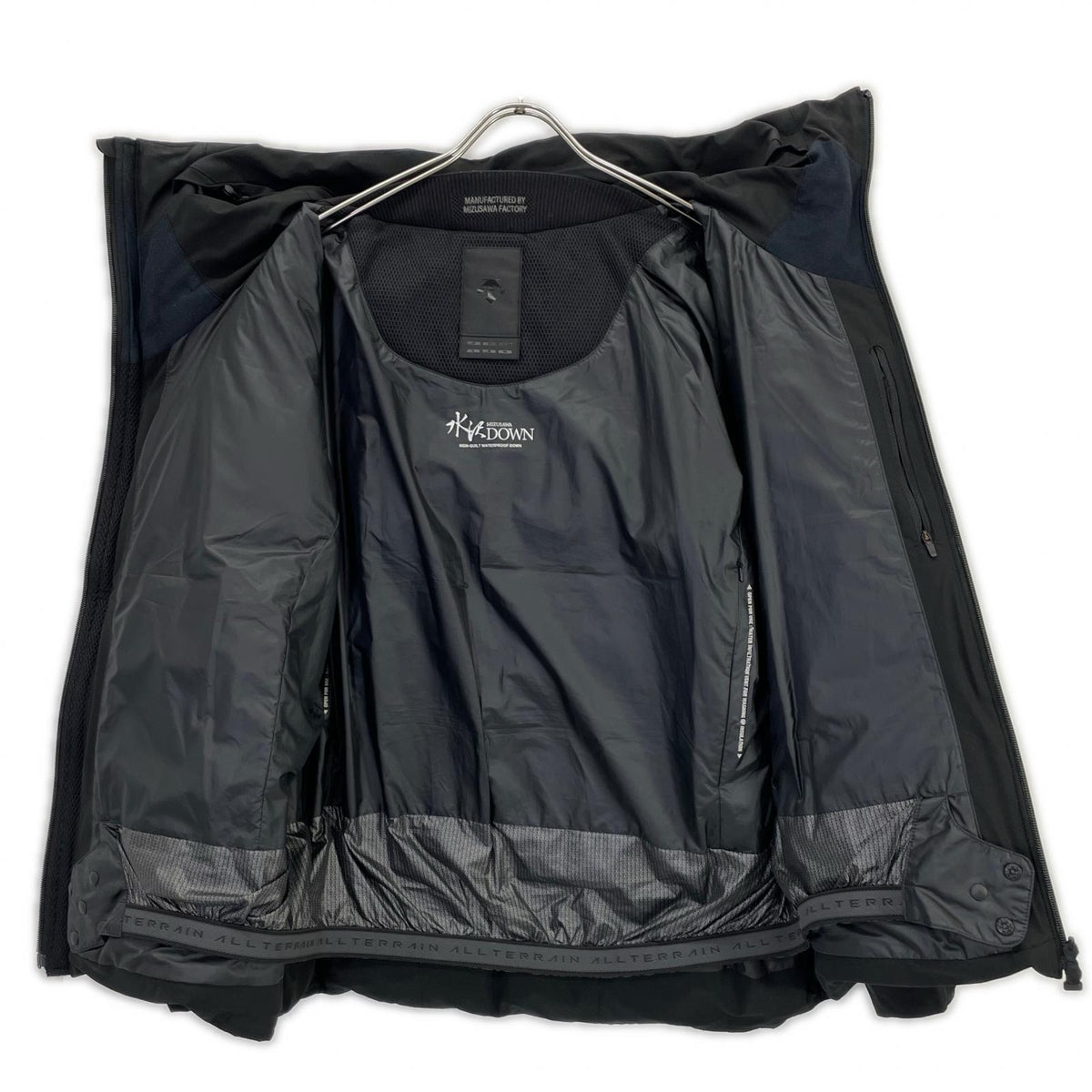 Mizusawa Down MIZUSAWA DOWN DAMWGK32U Black Nylon ALLTERRAIN MOUNTAINEER/Mountaineer Down Jacket Jacket