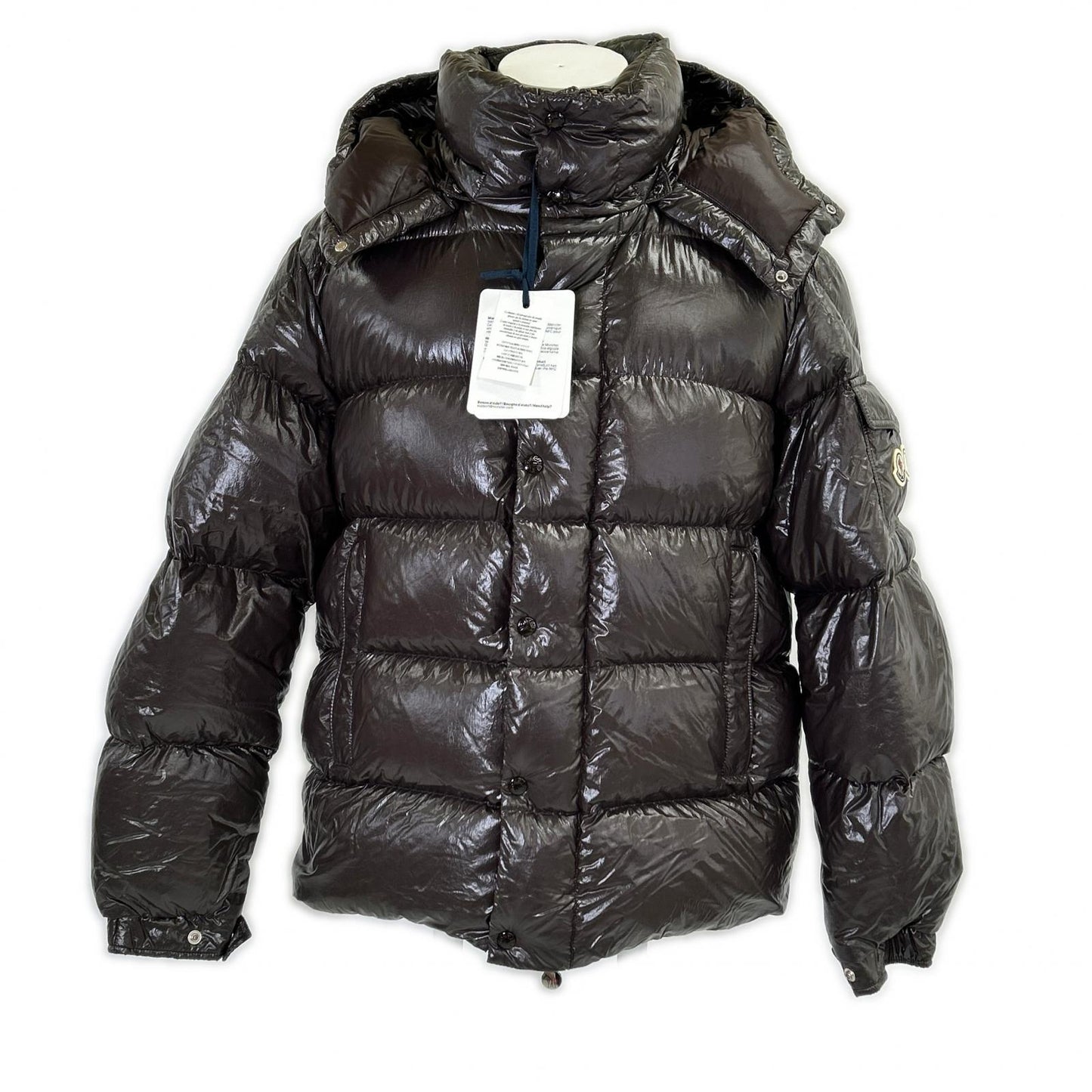 [Like new] 70th Anniversary MAYA 70 Hand-Gradation Hooded Down Jacket, Size 4, Men's