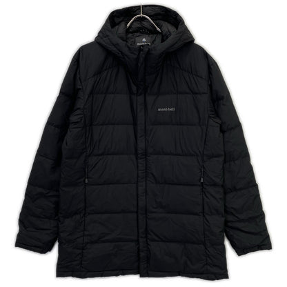 mont-bell mont-bell 2301461 Black Super Dry-Tec 800 Fill Power Travel Down Half Coat Jacket