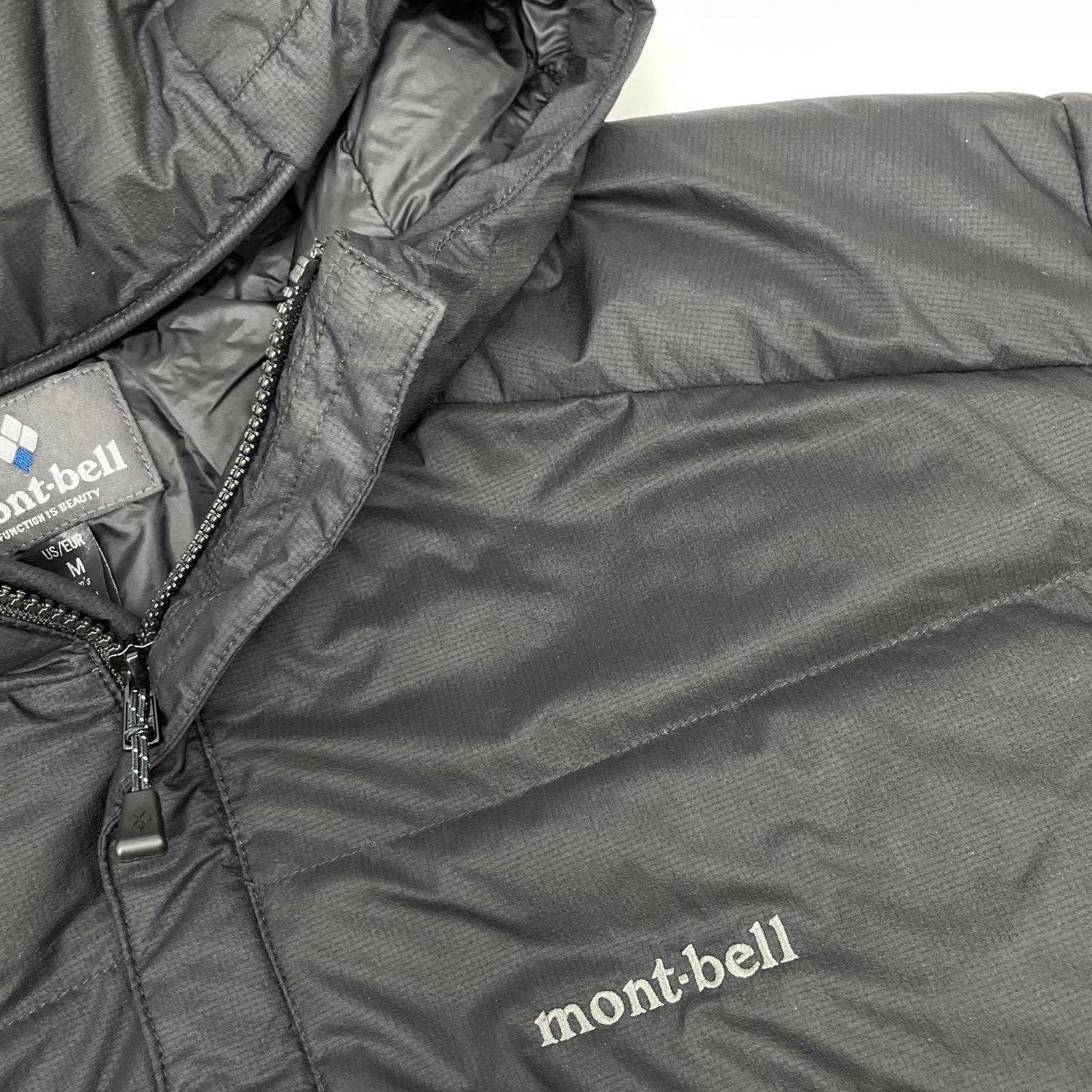 mont-bell Montbell 2301461 Black Super DRYTEC 800 Fill Power Travel Down Half Coat Jacket M Men's