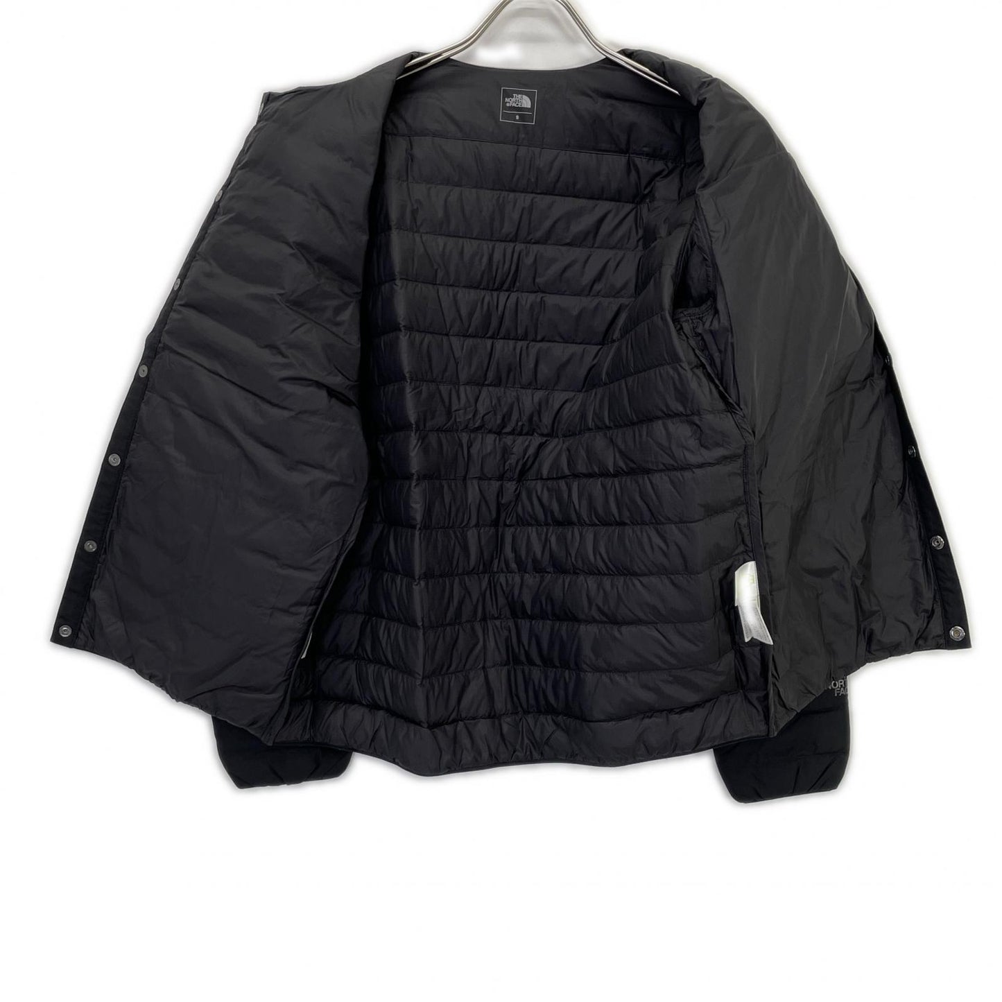 THE NORTH FACE ND91962 Black Nylon WINDSTOPPER Zepher Shell Cardigan Jacket