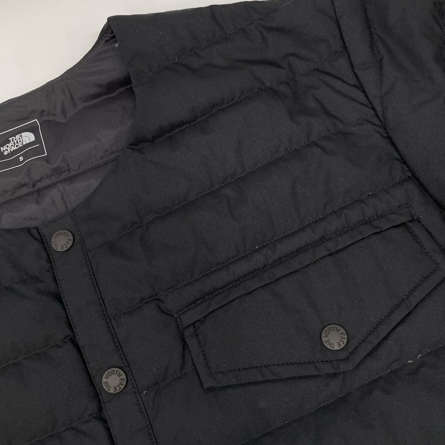THE NORTH FACE ND91962 Black Nylon WINDSTOPPER Zepher Shell Cardigan Jacket