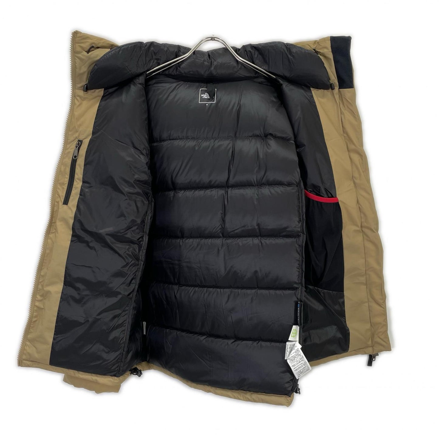 THE NORTH FACE ND92215 Brown Nylon Belayer Parka Jacket Men's