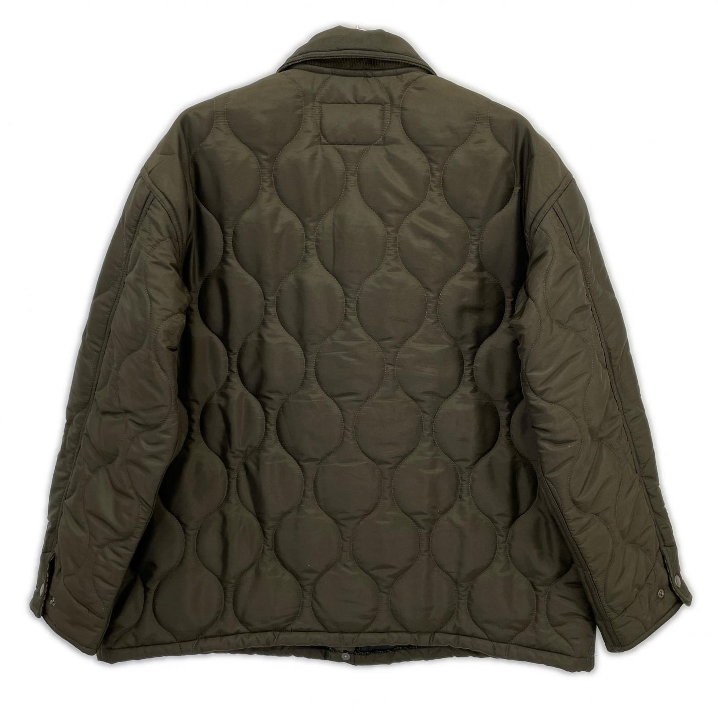 TRADITIONAL WEATHERWEAR Khaki Corduroy Collar Quilted Jacket